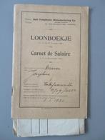 loonboekje 1930 Bell Telephone Antwerp, Verzenden, Overige typen