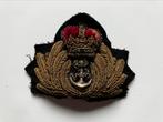 Badge de casquette de la Royal Navy britannique, Collections, Marine, Enlèvement ou Envoi