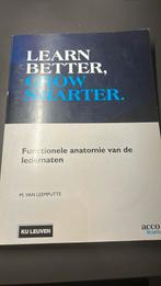 Marc Van Leemputte - Functionele anatomie van de ledematen, Enlèvement, Comme neuf, Marc Van Leemputte