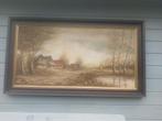 Schilderij  landschap de laet, Ophalen
