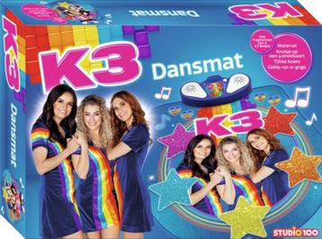 Tapis de danse K3 - avec des fragments de chansons K3, Enlèvement, Comme neuf, Découverte, Sonore