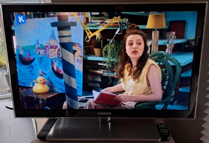 Samsung Full HD LCD TV + soundbar + subwoofer, Audio, Tv en Foto, Televisies, Gebruikt, LCD, Minder dan 40 cm, Full HD (1080p)