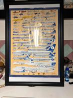 Affiche Sabena numérotée 1923 à 2001, Collections, Aviation, Enlèvement, Utilisé