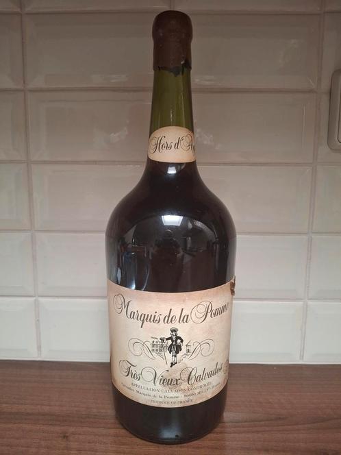 CALVADOS MARQUIS DE LA POMME 1,5 ltr Magnum, Verzamelen, Wijnen, Nieuw, Overige typen, Frankrijk, Vol, Ophalen of Verzenden