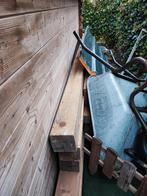 3 poutres en bois imprégnées, Enlèvement, Comme neuf, Imprégné