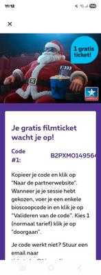 Kinepolis 1 ticket voor film naar keuze., Tickets en Kaartjes