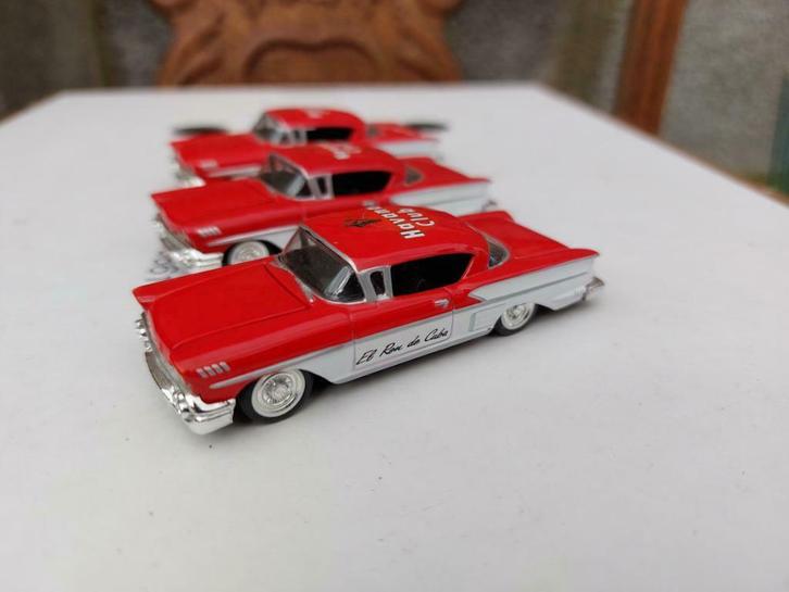 Modelauto 1958 Chevrolet Impala 1/64, Hobby en Vrije tijd, Modelauto's | 1:87, Zo goed als nieuw, Auto, Ophalen of Verzenden