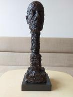 Bronzen Brons Beeld Monumental Head Hoofd Giacometti, Antiquités & Art, Enlèvement ou Envoi