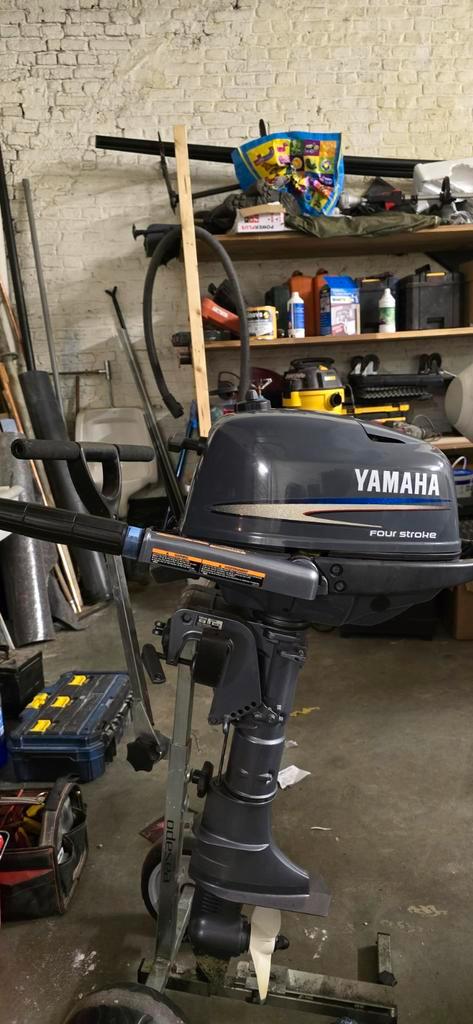 Yamaha 4PK 4stroke, Watersport en Boten, Buiten- en Binnenboordmotoren, Zo goed als nieuw, Benzine, Buitenboordmotor, Minder dan 5 pk