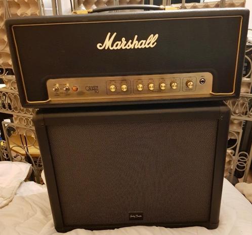 Marschall Origin 50 Head + Aangepaste luidsprekerbox, Musique & Instruments, Amplis | Basse & Guitare, Comme neuf, Guitare, 50 à 100 watts