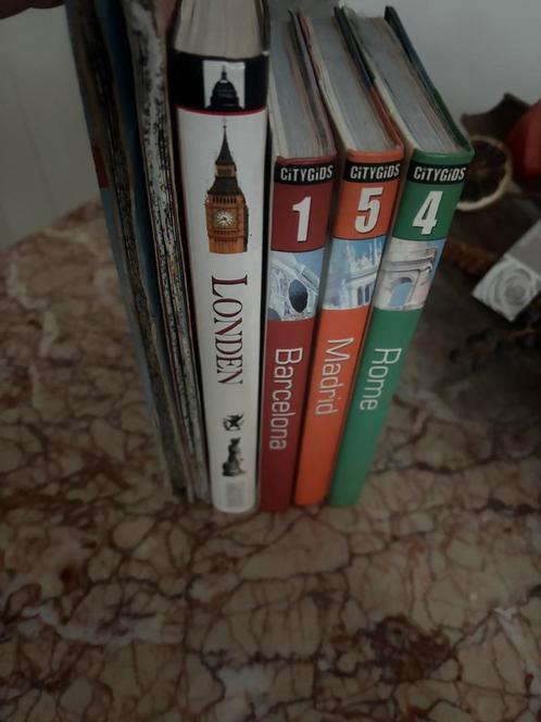 4 Reisgids boeken + Landkaart, Boeken, Kunst en Cultuur | Architectuur, Zo goed als nieuw, Ophalen