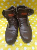 Leren hoge bruine herenschoenen Checker maat 46, Ophalen, Bruin, Boots, Checker