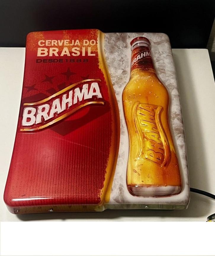 lichtreclame "Brahma Beer ", Verzamelen, Merken en Reclamevoorwerpen, Ophalen