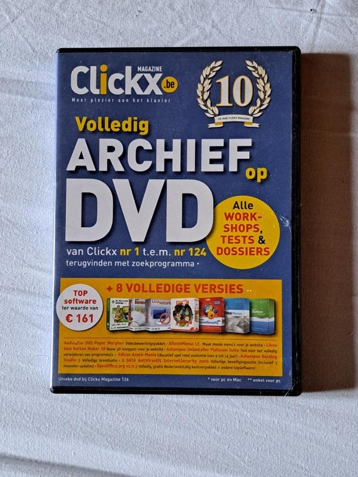 Clickx cd rom, Informatique & Logiciels, Logiciel Office, Enlèvement ou Envoi