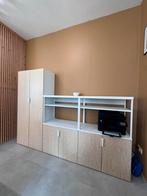 Platsa IKEA grote kastencombinatie hout/wit, Ophalen, Zo goed als nieuw