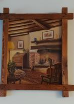 Rustiek schilderijtje, Antiek en Kunst, Ophalen