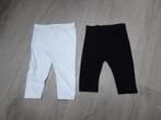 2 leggings - maat 68, Kinderen en Baby's, Babykleding | Maat 68, Ophalen of Verzenden, Zo goed als nieuw, Meisje, Broekje