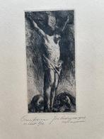 Kunst Ets van Jos Verdegem 1942, Antiek en Kunst, Ophalen