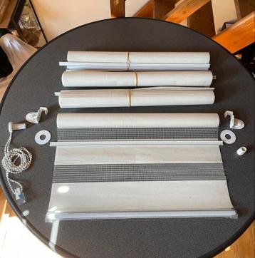 4x dag-/nachtgordijnen Linnen 50x150cm beschikbaar voor biedingen