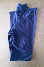 Te koop: Mooie donker blauwe sportlegging van "Agiva", S/M., Maat 38/40 (M), "Agiva", Blauw, Ophalen of Verzenden