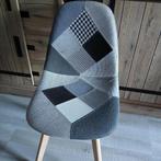 4 eetkamerstoelen met patchwork, Huis en Inrichting, Ophalen, Overige kleuren, Zo goed als nieuw, Vier