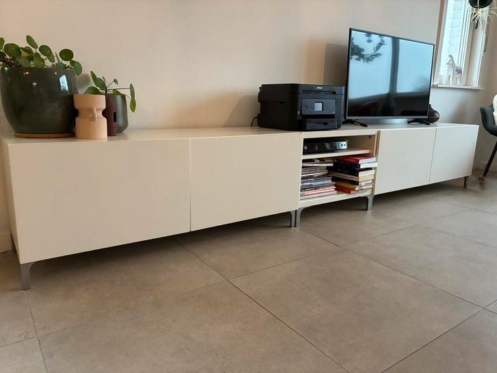 TV meubel Besta Ikea, Huis en Inrichting, Kasten |Televisiemeubels, Gebruikt, Minder dan 100 cm, 100 tot 150 cm, 25 tot 50 cm
