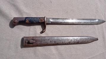 Baïonnette de boucher allemande WO1 Mauser Durkopp Werke AG, Enlèvement ou Envoi, Armée de terre, Couteau ou Poignard