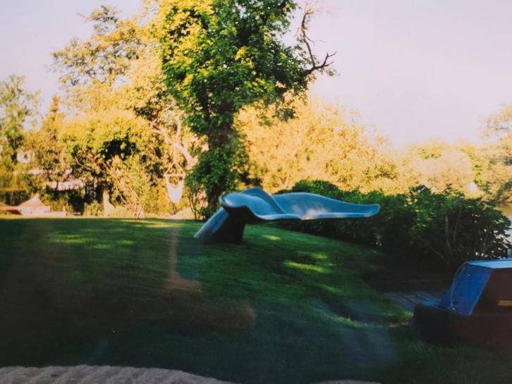 Walvis Staart tuin bank kunst object Balea 2x, Tuin en Terras, Overige Tuin en Terras, Zo goed als nieuw, Ophalen