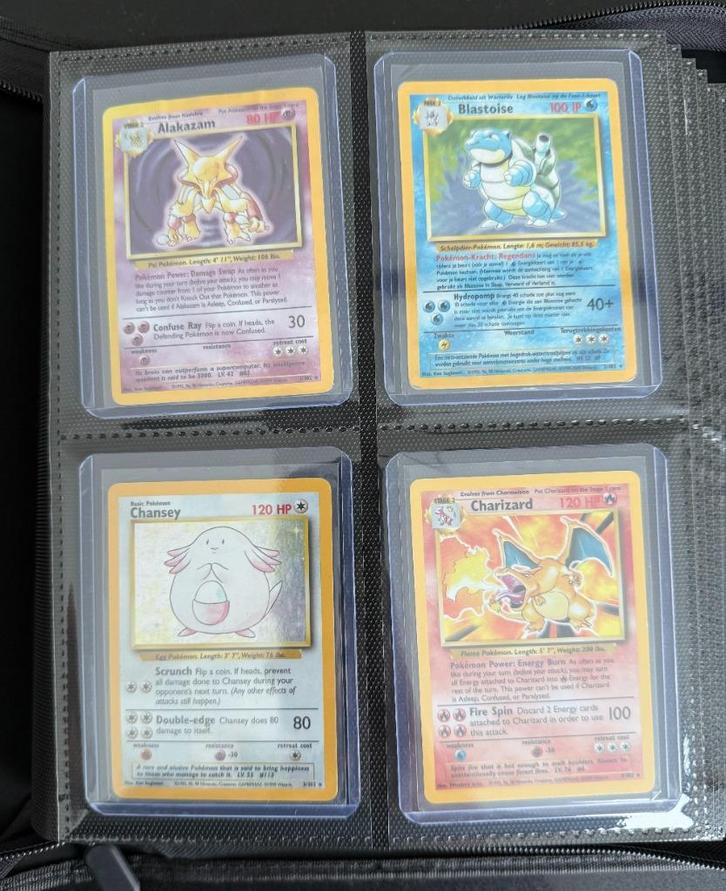 Volledige WOTC Pokemon Base set (102/102), Hobby en Vrije tijd, Verzamelkaartspellen | Pokémon, Zo goed als nieuw, Meerdere kaarten