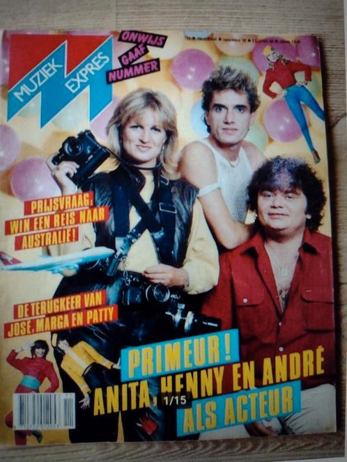 MUZIEK EXPRES 1982: DIRE STRAITS-LUV-SANTANA-GOLDEN EARRING, Verzamelen, Tijdschriften, Kranten en Knipsels, Tijdschrift, 1980 tot heden