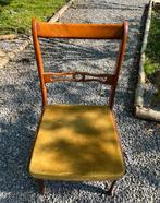 5 eetkamerstoelen  kerselaar uit de jaren ‘60, Ophalen, Gebruikt, Bruin, Vintage