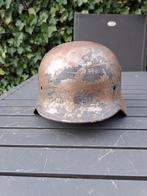 Casque M40 marqué, Collections, Armée de terre, Enlèvement ou Envoi, Casque ou Béret