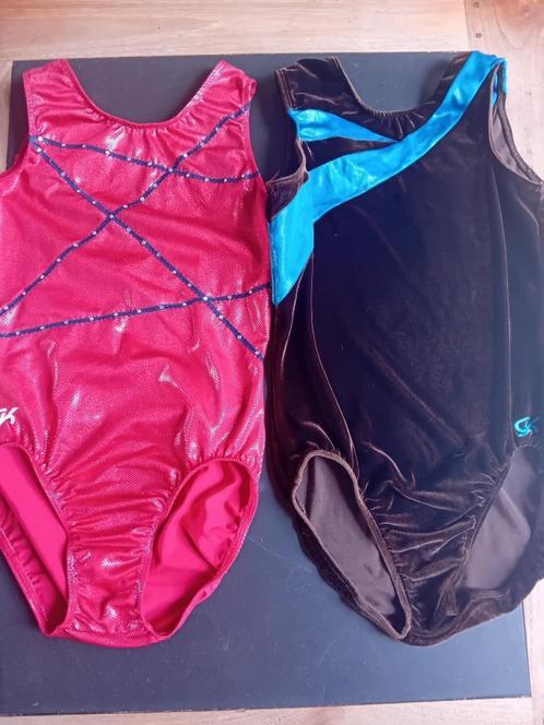 turnpakjes GK maat AL (M/ L), Sports & Fitness, Gymnastique, Utilisé, Maillot de gymnastique, Taille 36 à 42, Rouge, Enlèvement ou Envoi