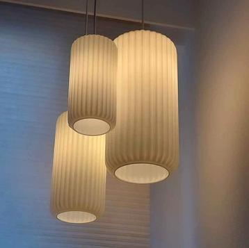 Kalff Philips Triple Suspension Opaline vintage lamp beschikbaar voor biedingen