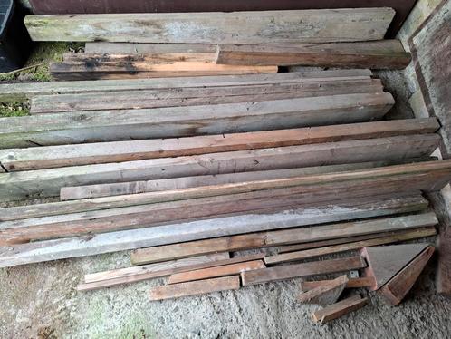 Planches de bois, Tuin en Terras, Palen, Balken en Planken, Gebruikt, Planken, Hardhout, Ophalen