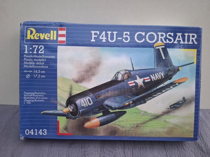 Maquette avion REVELL VOUGHT F4U-5 CORSAIR 1/72, Hobby & Loisirs créatifs, Modélisme | Avions & Hélicoptères, Avion, Revell, Enlèvement ou Envoi