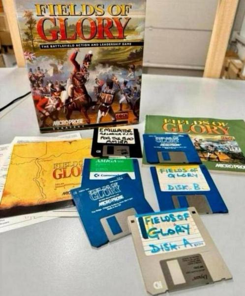 Fields of glory - Big Box IBM PC Amiga A 500 spel vintage, Computers en Software, Vintage Computers, Ophalen of Verzenden