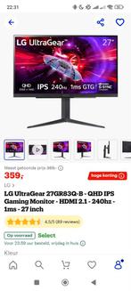 Lg monitor, Ophalen of Verzenden, Zo goed als nieuw