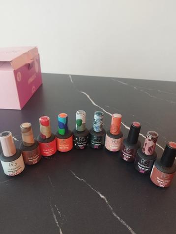 Pink Gellac set, lamp, gellac en vijlen, Enlèvement, Comme neuf, Soin des mains et des pieds