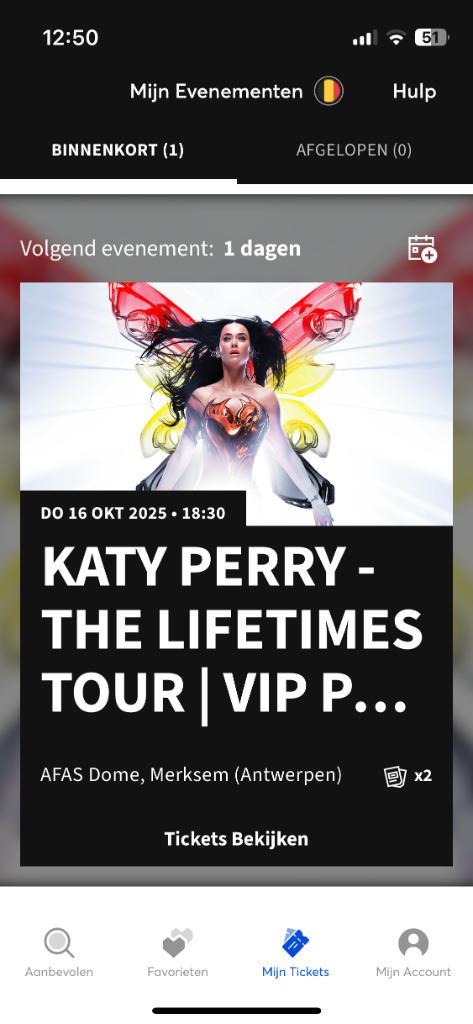 Katy Perry tickets vip, Tickets en Kaartjes, Concerten | Pop, Twee personen, Oktober