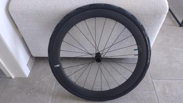 Lichte Carbon wielset 50mm hoog met 35mm banden  beschikbaar voor biedingen