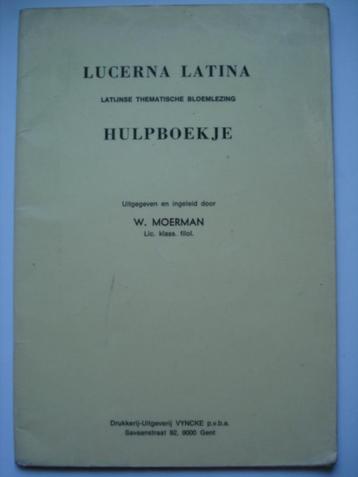17. Lucerna Latina. Latijnse thematische bloemlezing. Hulpbo beschikbaar voor biedingen