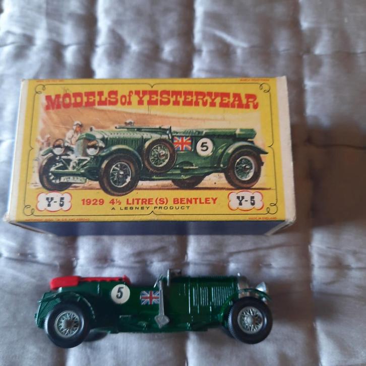 MATCHBOX MOYY Y-5:BENTLEY 4,5L 1929*VINTAGE*NEW*, Hobby en Vrije tijd, Modelauto's | 1:43, Nieuw, Auto, Matchbox, Ophalen