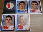 5 Panini stickers: voetbalclub Slavia Praha (2007-2008), Comme neuf, Affiche, Image ou Autocollant, Enlèvement ou Envoi