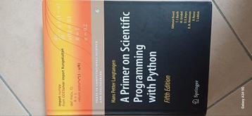 Primer on Scientific Programming with Python beschikbaar voor biedingen