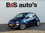 Fiat 500 1.2 Lounge Airco Cruise control Bluetooth Elektrisc, Auto's, Blauw, Open dak, 115 g/km, Bedrijf