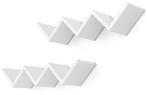 2 witte wandplanken zigzag LACK IKEA. Met gebruikssporen, Ophalen, Gebruikt