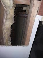 Laine de verre à donner +- 20 m², +- 8 cm d'épaisseur., Laine de verre