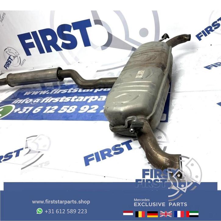 W176 dubbele AMG line uitlaat Mercedes A Klasse 2017 demper, Auto-onderdelen, Uitlaatsystemen, Mercedes-Benz, Gebruikt, Ophalen of Verzenden