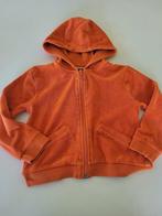 Oranje gilet hoodie in badstof maat 110 van Lily Balou, Ophalen of Verzenden, Gebruikt
